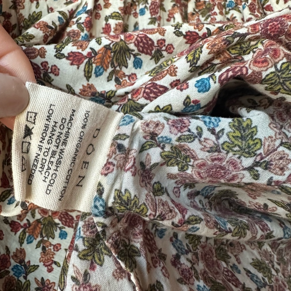 Doen Agotha Top in Cream Forest Floral - Picture 4 of 4